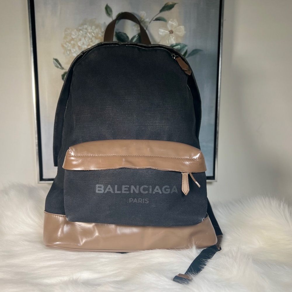 Balenciaga BackPack Bag Black Canvas - Picture 5 of 16